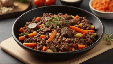 Carne Moída com Legumes