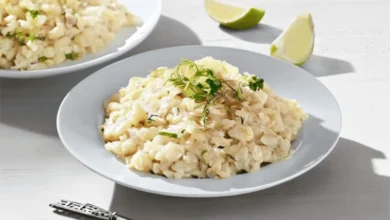 Risoto de Couve Flor com Frango Desfiado