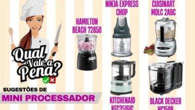 5 Mini Processadores Culinários para sua Cozinha