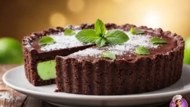Torta Trufada de Chocolate e Limão