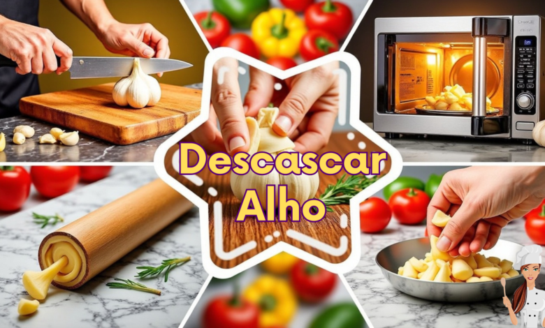 Descascar Alho Rápido e Fácil