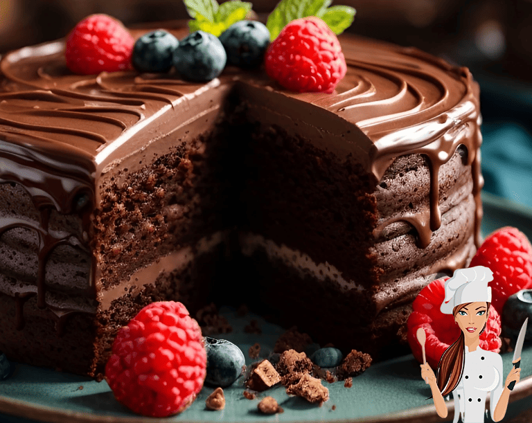 Bolo de Chocolate com recheio