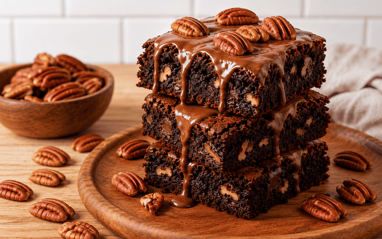 Brownie de Nozes Pecan