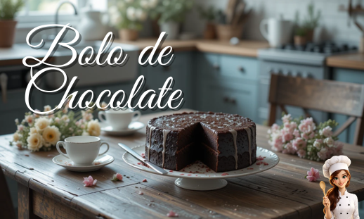Bolo de Chocolate Fofinho e Fácil