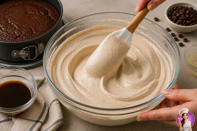 Preparo da mousse de café