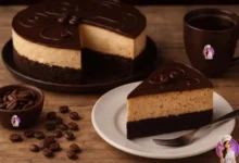 Torta Mousse de Café com Brownie