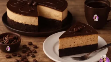 Torta Mousse de Café com Brownie