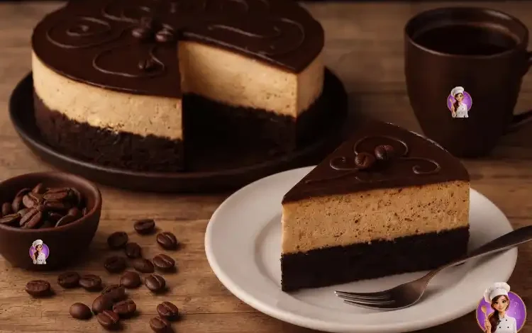Torta Mousse de Café com Brownie