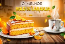 Bolo de Laranja no Liquidificador