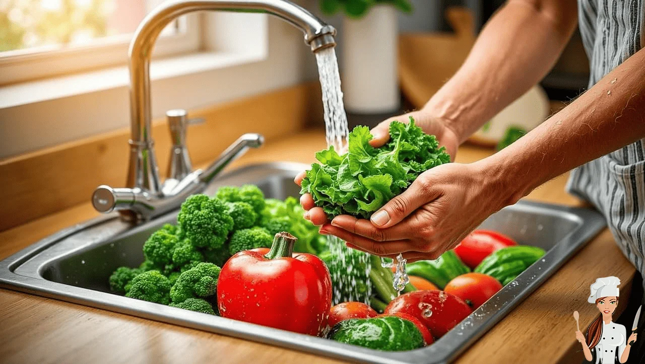 Lavando Verduras